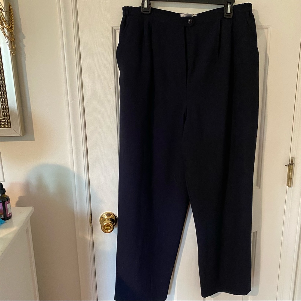 dressbarn vintage navy pants